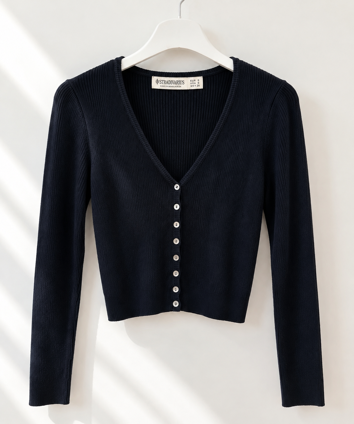 Cardigan corto nero VERSYS – Taglia S