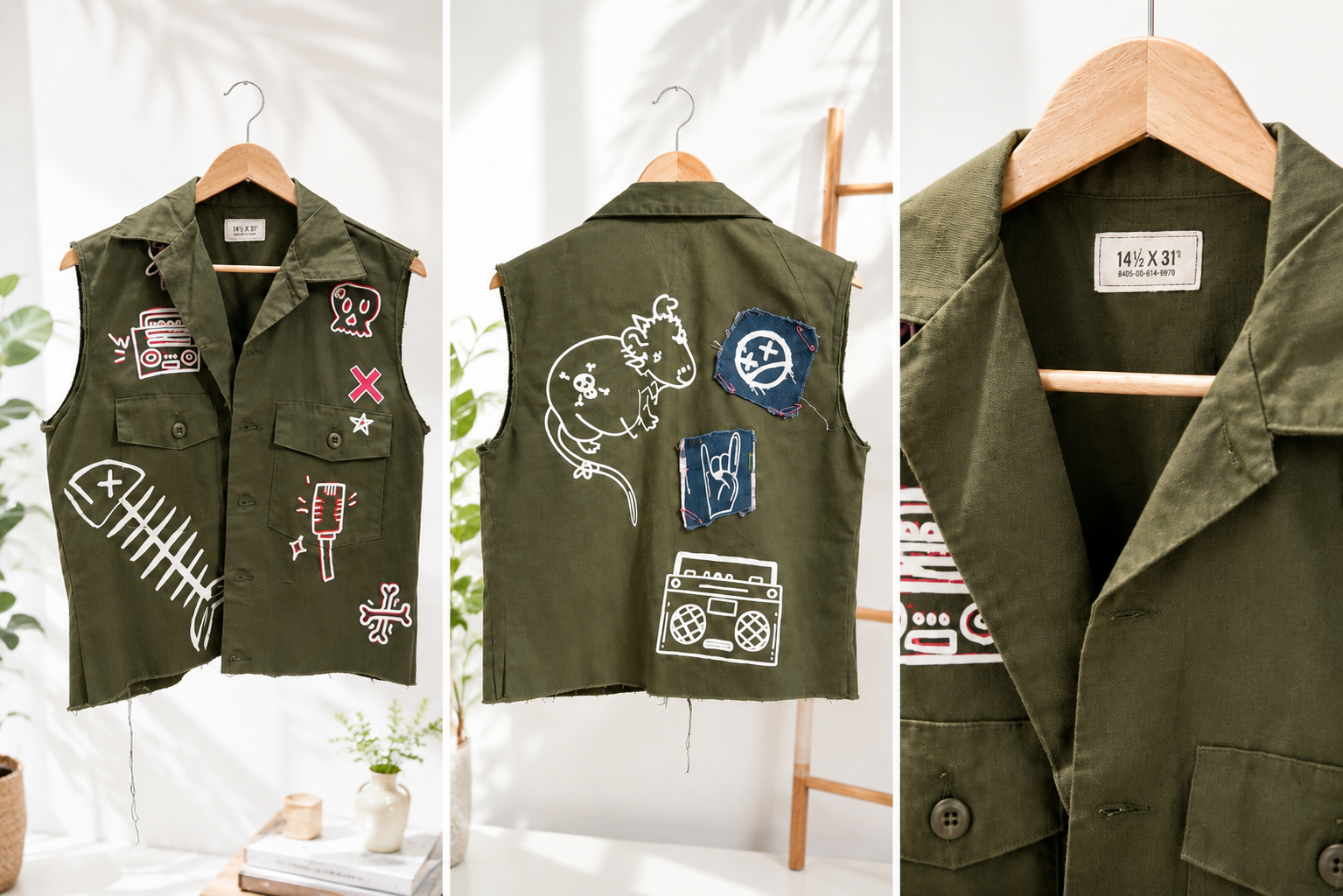 Gilet militare vintage