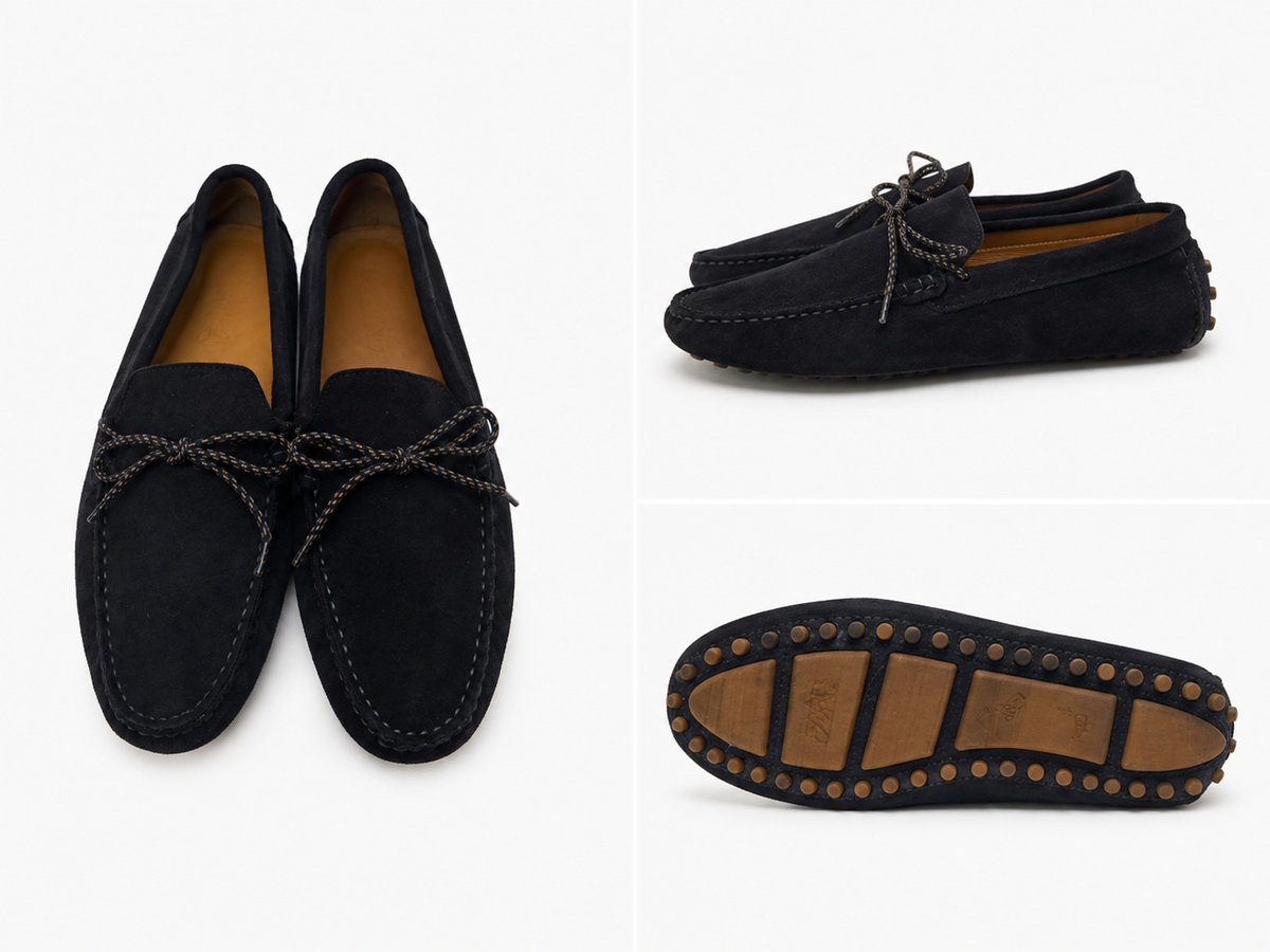 Mocassini Uomo Neri in Camoscio – Stile Elegante Casual