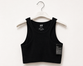 H&M Crop Top Nero Donna – Top Corto Basic
