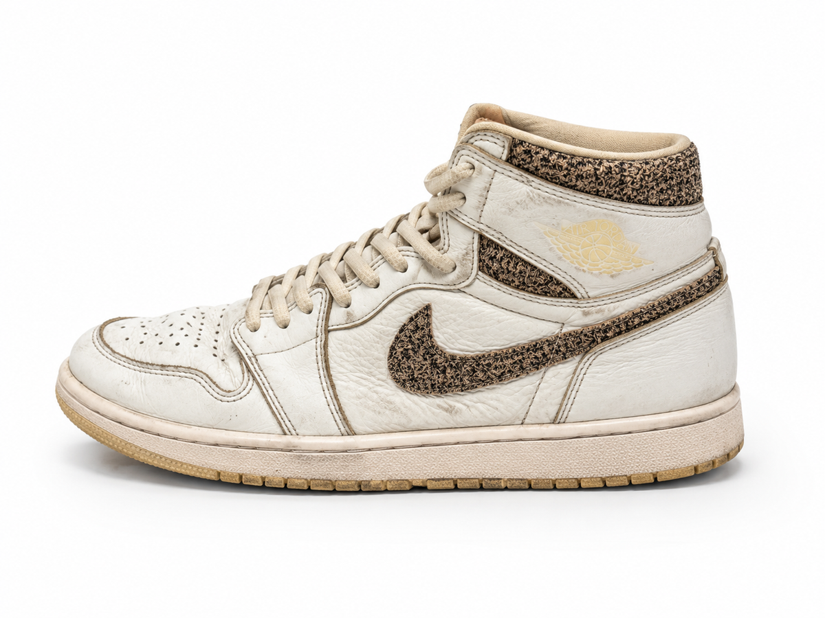 Nike Air Jordan 1 High White Grey – Sneakers Uomo