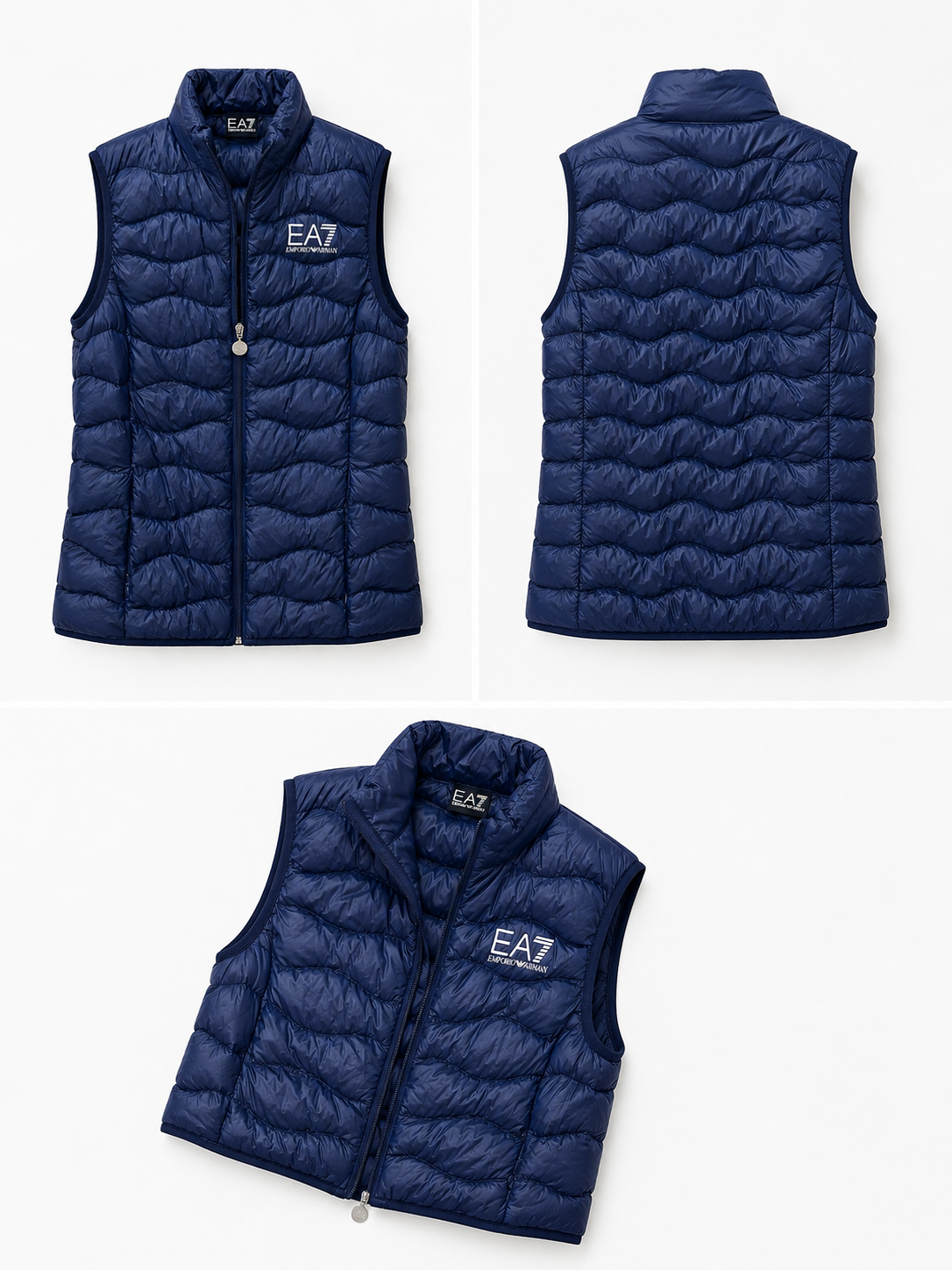 EA7 Emporio Armani – Gilet Piumino Blu Uomo