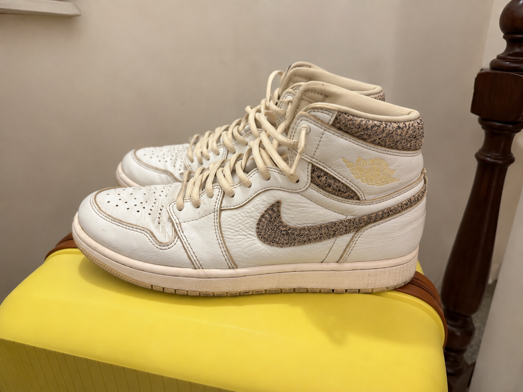 Nike Air Jordan 1 High White Grey – Sneakers Uomo