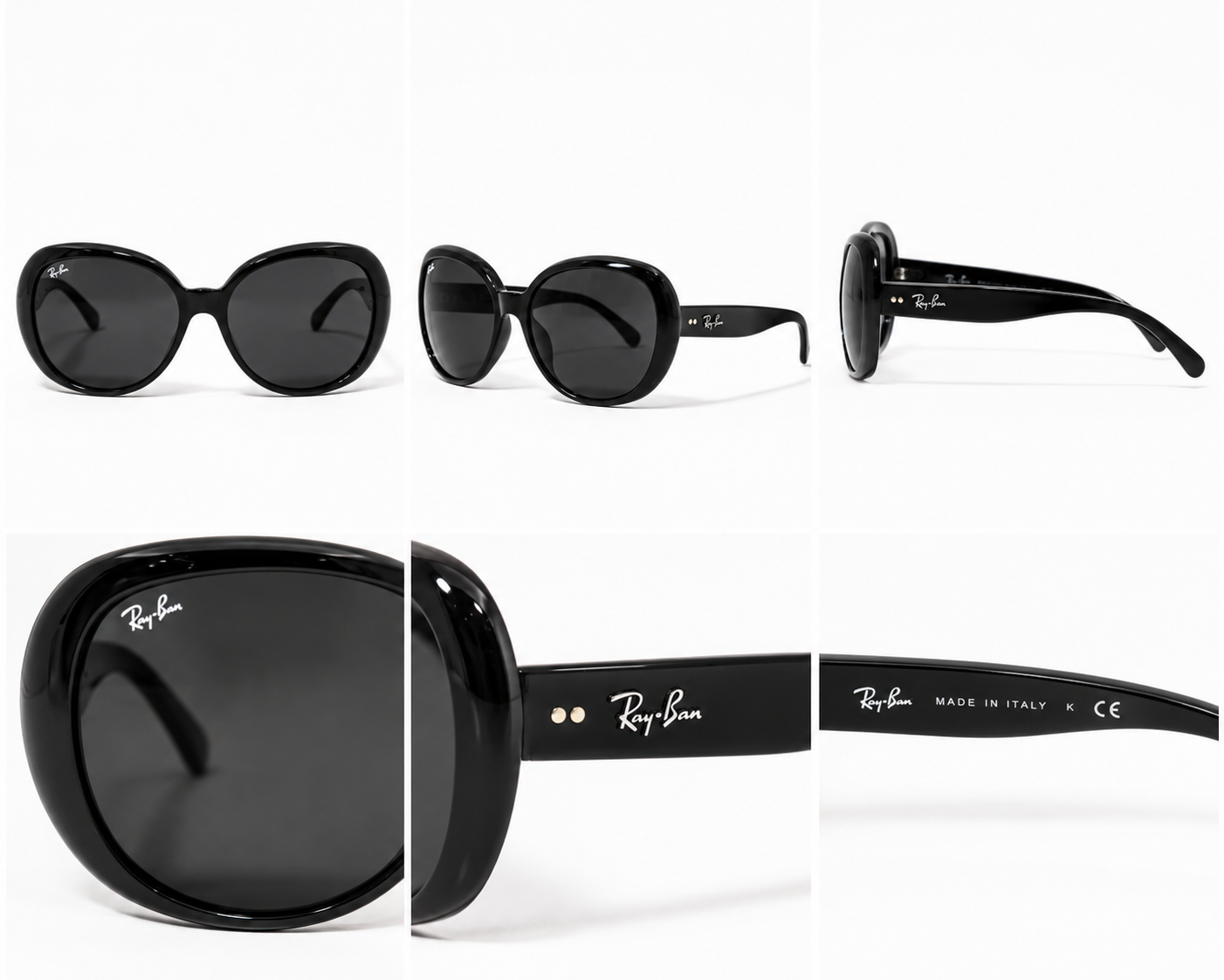 🕶️ Occhiali da sole Ray-Ban – Neri – Made in Italy