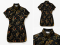 Abito Nero Floreale – Elegante & Vintage