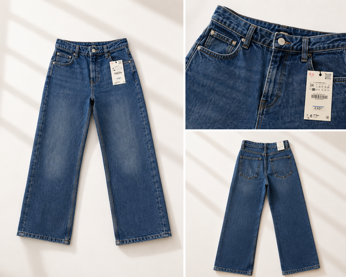 Jeans blu gamba dritta – Nuovi con etichetta