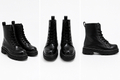 Stivaletti Neri Stringati Platform – uomo