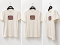 T-shirt Stradivarius Sardines panna – Taglia XS