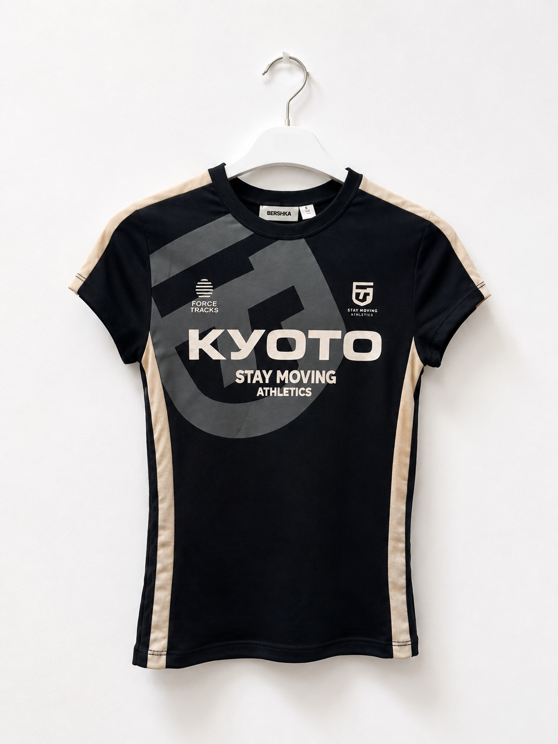 T-shirt Kyōto Stay Moving Athletics nera – Taglia S
