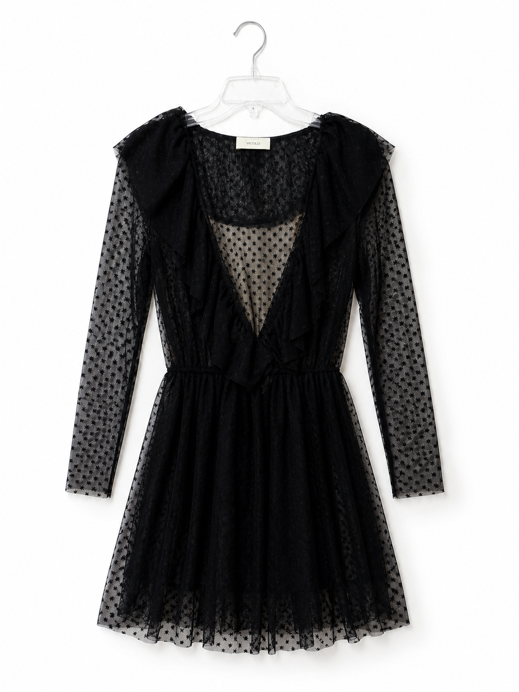 Vestito Nero in Pizzo – Elegante & Vintage