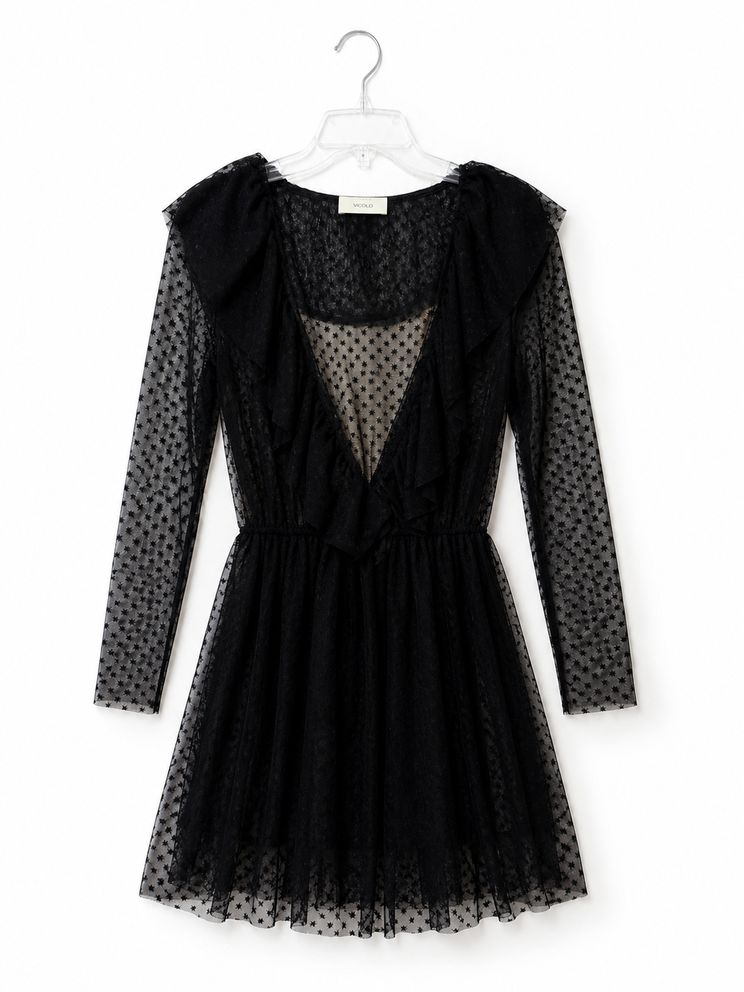 Vestito Nero in Pizzo – Elegante & Vintage