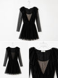 Vestito Nero in Pizzo – Elegante & Vintage