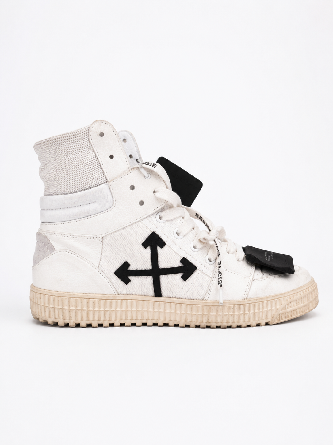 Off-White Vulc 1980 High Top Sneakers Bianche top quality